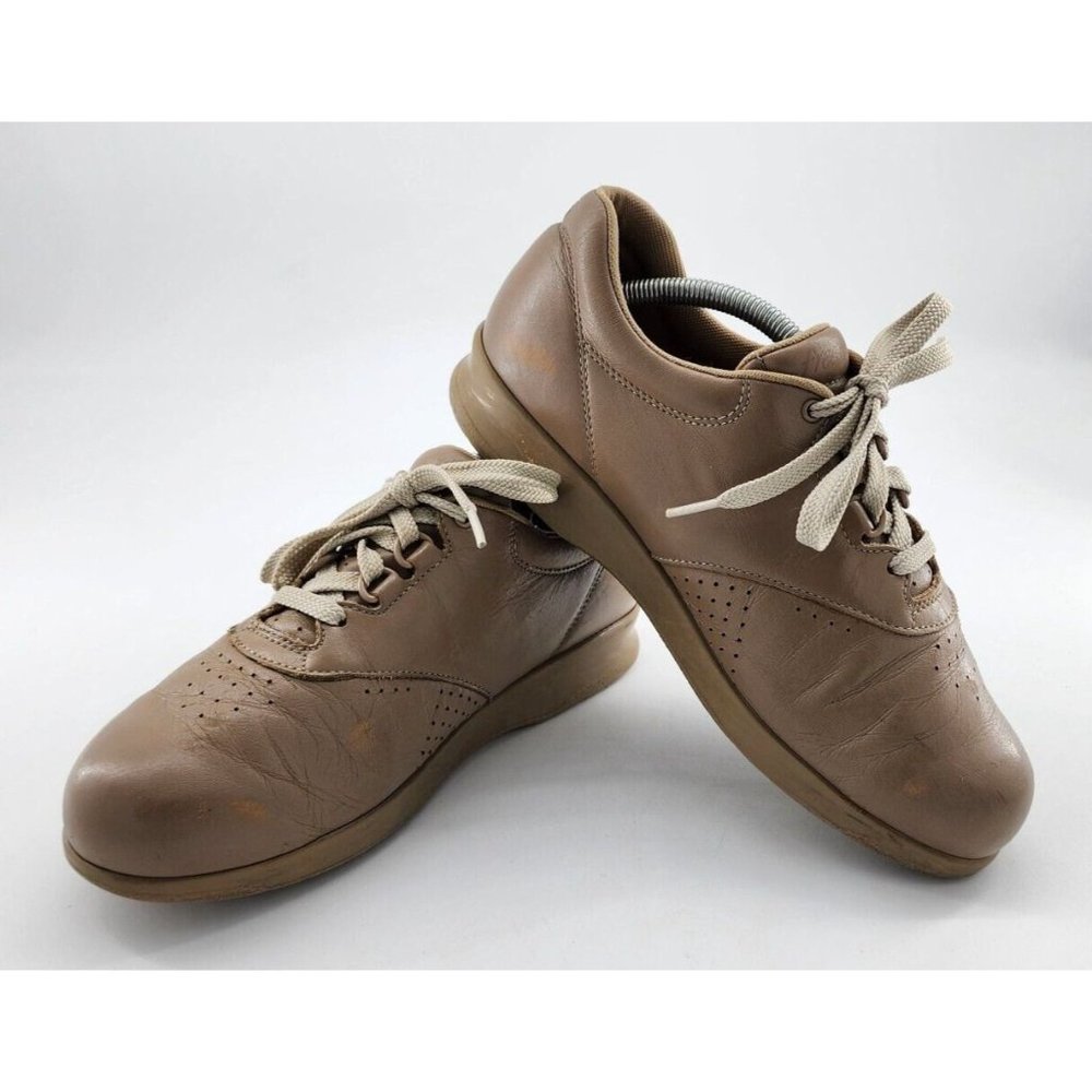 SAS Free Time Lace Up Comfort Walking Shoes Beige Size Men's 8.5 Women's 10 - Picture 10 of 16